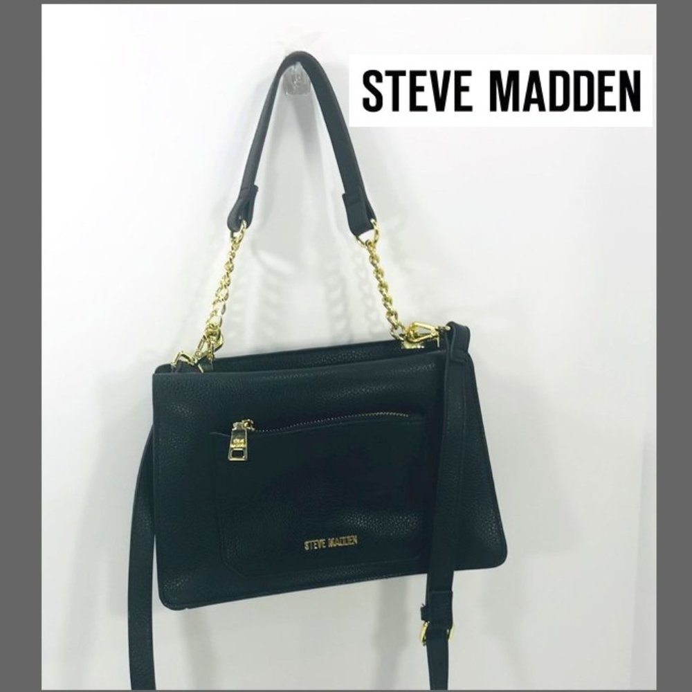 50% OFF  Steve Madden faux leather adjustable shoulder bag